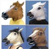 new party mask, latex zombie horse head mask, halloween mask