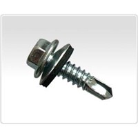 0205 Hex washer head self drilling screw with wing and bond washer