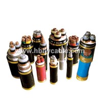 0.6/1KV Copper / Aluminum Core XLPE Insulated PVC Sheathed Armoured Power Cable