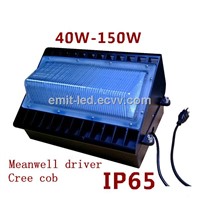 100w LED wall pack Meanwell driver cree