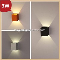 3W Led wall lamp aluminum hotel corridor light box wall lamp