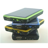 5000mA portable cellphone nokia apple iphone samsung ipad black berry solar power charger