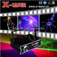500mW RGB 3D Flash Animation writing laser light with SD Card