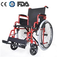 CE and FDA approved mobility products manufacturer steel folding manual wheelchair