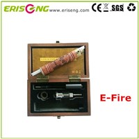 E-Fire electronic cigarette new arrival variable voltage E-Fire/X-Fire Battery Wood Tube Battery