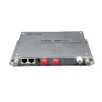 FOWAY800N node type two fiber ports digital video optical transmitter and receiver