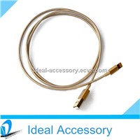 High Qulaity Gold 8 Pin USB Data Cable with Charging &amp;amp; Sync Data Function