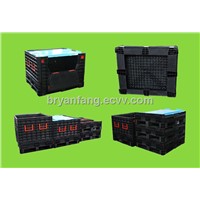 Large Collapsible Plastic Pallet Box for Sale