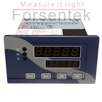 Load cell indicator weighing display