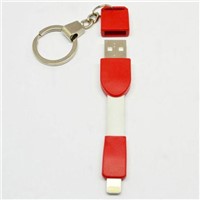 MFI usb keychain cable for smartphone