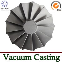 Nickel based alloy lost wax investment vacuum casting turbine wheel
