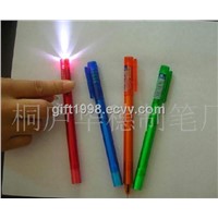 Novelty LED Light Banner Pen For Promotionals