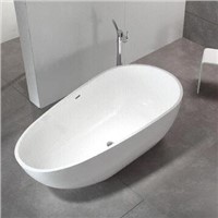 Solid surface artificial stone bathtub BS-S06