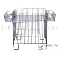Supermarket wire mesh promotion table