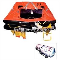 Survitech Oceanmaster Life Raft, 8 Person, Solas Pack, Round Container