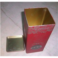 Tinplate zip-top spirit can,Single tin wine boxes for Spirit ,wholesale Liquor ring-pull  boxes