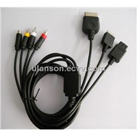 Universal AV and S Video Cable for X-BOX / PS2 / GC / N64