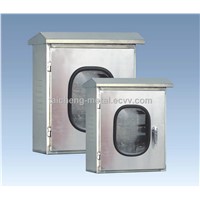 Window type distribution box with stainless steel material