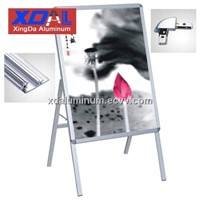 XD-J-L01 Aluminum alloy standing signs display stand adjustable poster for theater