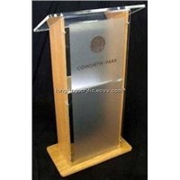 acrylic lectern,crystal acrylic lectern,acrylic podium,transparent lectern