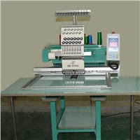 single head computerized embroidery machine for cap &amp;amp; t-shirt