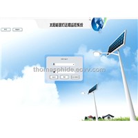 smart monitoring system for solar street light system  by computer or mobile phone