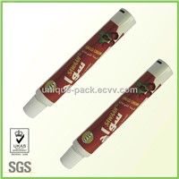 squeeze packaging tube for chocolate cream