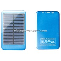 standby and emergency portable cell phone solar power charger 5000mA
