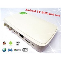 white Full HD android smart iptv internet set top