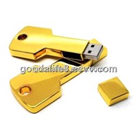 gold key usb flash disk