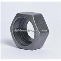 Casting for railway equipment (coupling nut)