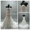2014 Hot Sell Mermaid Strapless Lace Chapel Train Party Wedding Dress Bridal Gown (CO316)