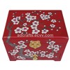 Carved lacquer jewelry case