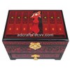 Carved lacquer jewelry case