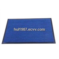 100%polyester  needle punched  PVC backing ribbed carpet mat