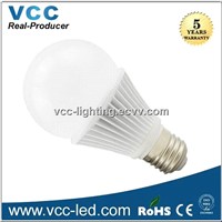 270 degree 2835 6W led bulb dimmable