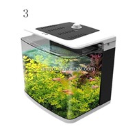DC Input Multifunctional Aquarium Equip with Air Cleaner and Thermometer