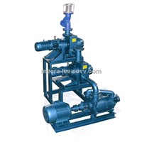 Roots air Ejector Water Ring pump system for vacuum conveying