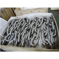 Stud and studless anchor chains, marine anchor chain