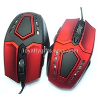 2014 New Mouse 2400DPI 6D buttons optical wired gaming mouse
