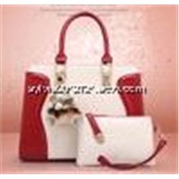 2014 hot women pu leather elegant embossing hand bags with animal decoration Shoulder straps