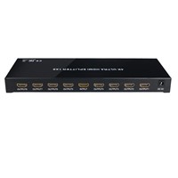 8 way HDMI Splitter, V1.4 4Kx2K and Full 3D supported
