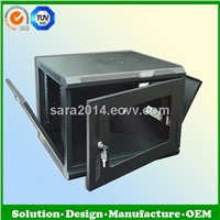 9U wall mount network cabinet