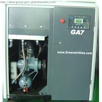 Atlas Screw Air Compressor GA7 with Multi-grade Oil Separator