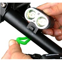 Battery Powered 2200lm LED Bicycle Lamp Rechargeable SG-T2200