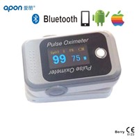 CE Approved Blood Oxygen Monitor Bluetooth Finger Pulse Oximeter