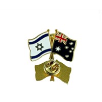 Custom 2014 New Arrival Design National Flag Metal Pin Badge