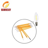 Germany IS test machine 6000~6500K led  filament candle bulb factory