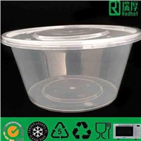 Microwaveable PP Lastic Food Container with Lid 800ml