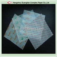 Printed Greaseproof Paper for Hamburger Sandwich Wrapping